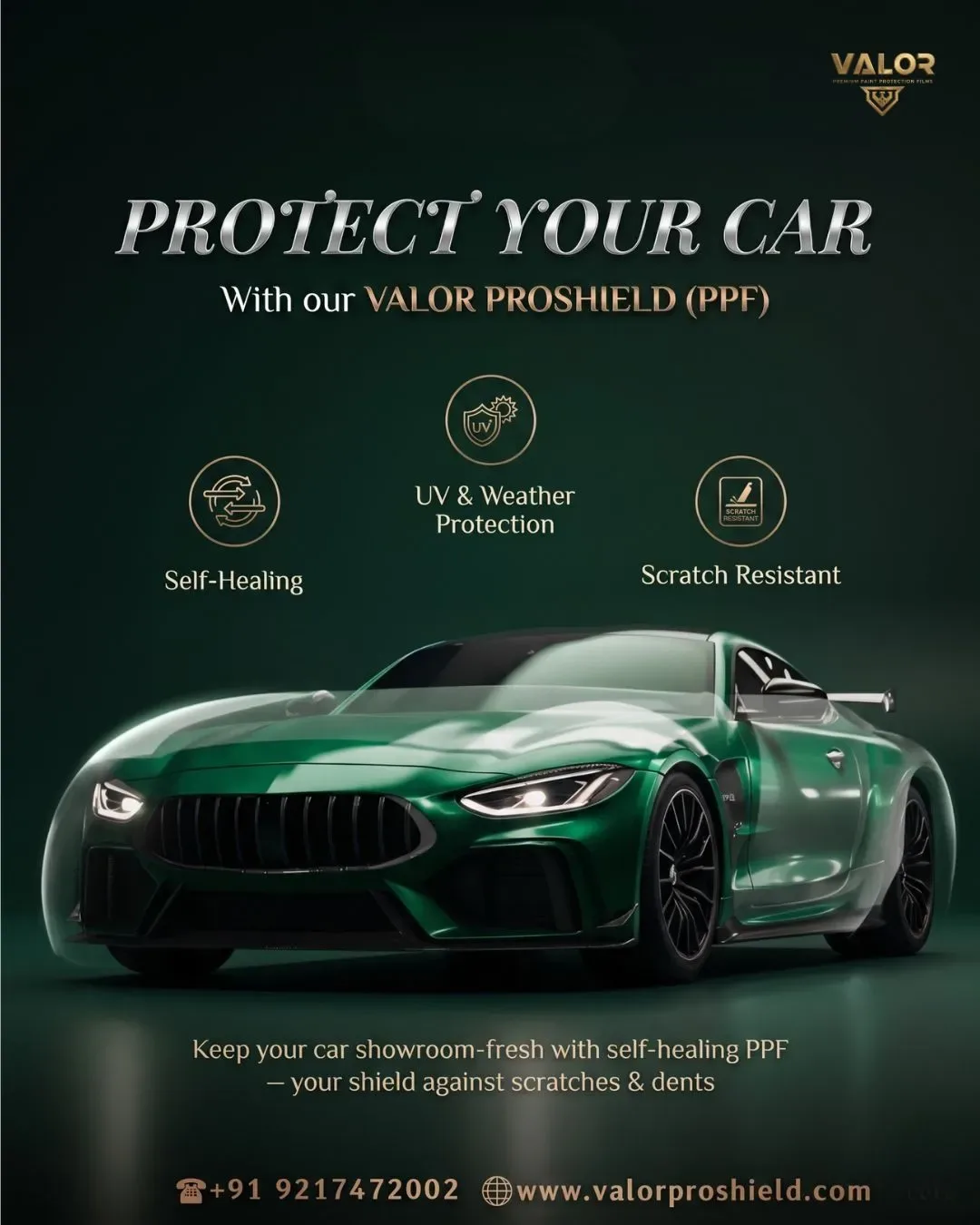 Valor Proshield post created by clickra media